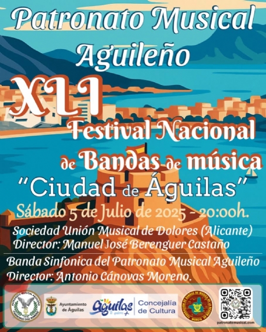 5 de julio de 2025. Concierto en el Festival Nacional de Bandas de Música 