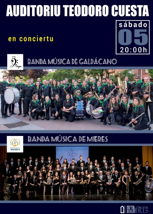 5 de mayo de 2018. Concierto de la Banda de Música de Mieres