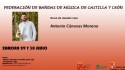29 y 30 de junio de 2024. Curso de saxofón de Antonio Cánovas